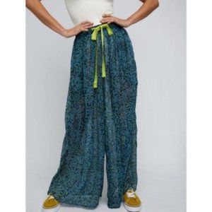 Free People Intimately Sleepin' In Pants Navy Combo Small NEW